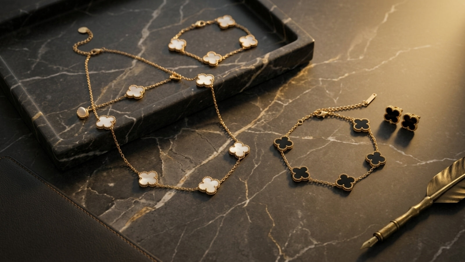 Van Cleef Alhambra Inspired Jewelry: Get the Look Without the Price — Bunniwear Gold Stainless Steel Jewelry