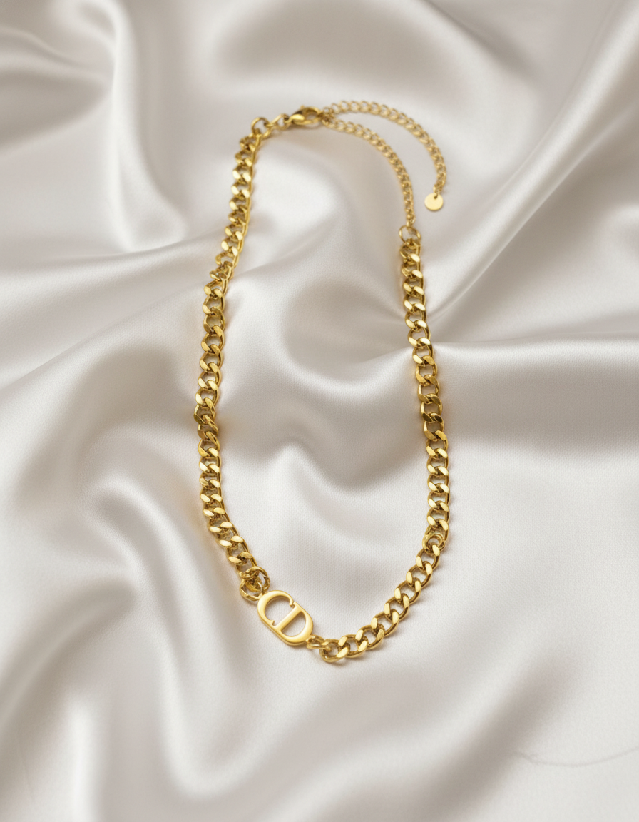 سلسلة كوبية ذهبية – تشين عريض عصري