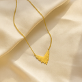 Gold Sunburst Necklace – Radiant Sun Ray Pendant