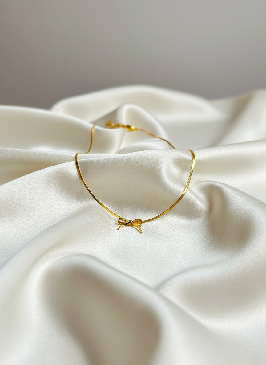 سلسلة فيونكة ذهبي – دلاية أنثوية ناعمة