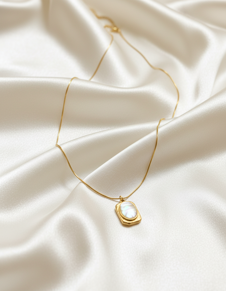 سلسلة لؤلؤة الأم المستطيلة – دلاية فخمة بتصميم فينتاج