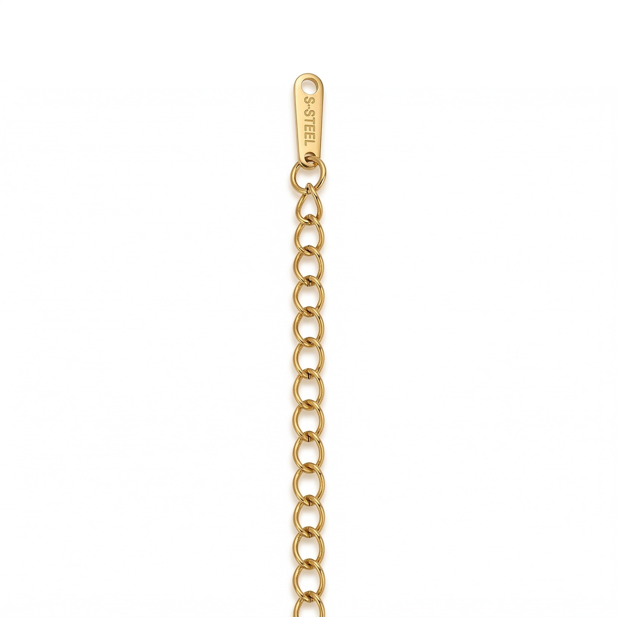 Double Herringbone Pearl Flower Gold Bracelet – Filigree Flower with Pearl | Bunniwear