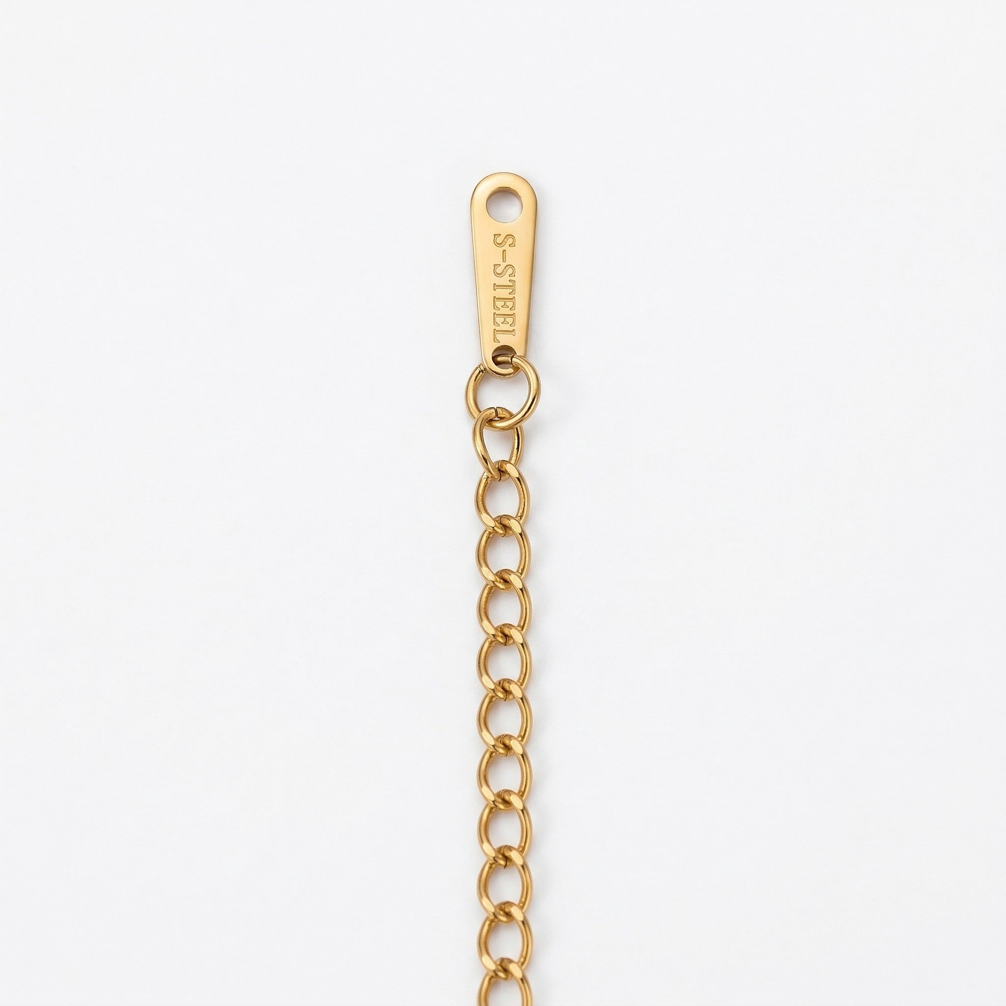 Mixed Chain Open Circle Gold Bracelet – Cable & Paperclip Links | Bunniwear