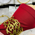 Platinum Organic Cuff Bracelet – Interwoven Branch Design